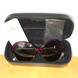 Coach Red Sand Gradient Frame Sunglasses w/ Case‎ HC8214 L1650 547387 $197